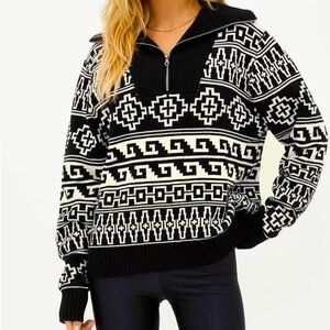 NEW Beach Riot Monterey Sweater Sea Salt Wave
